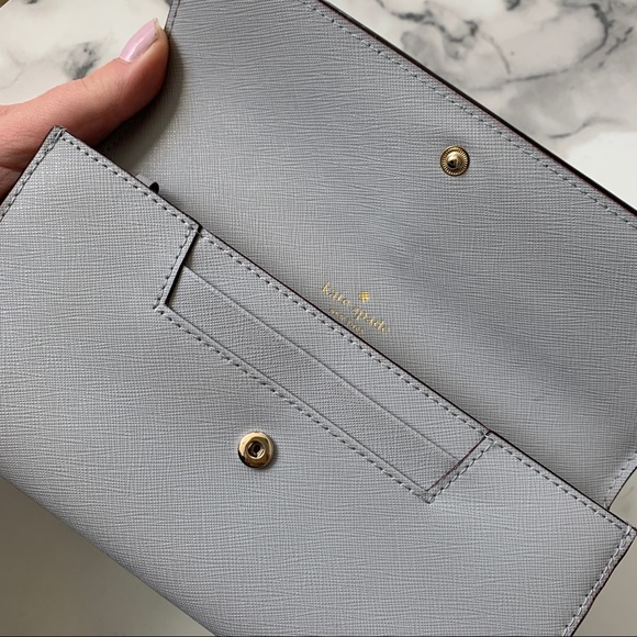 Kats Spade Leather Wallet in Robbins-Egg Blue - Picture 6 of 6